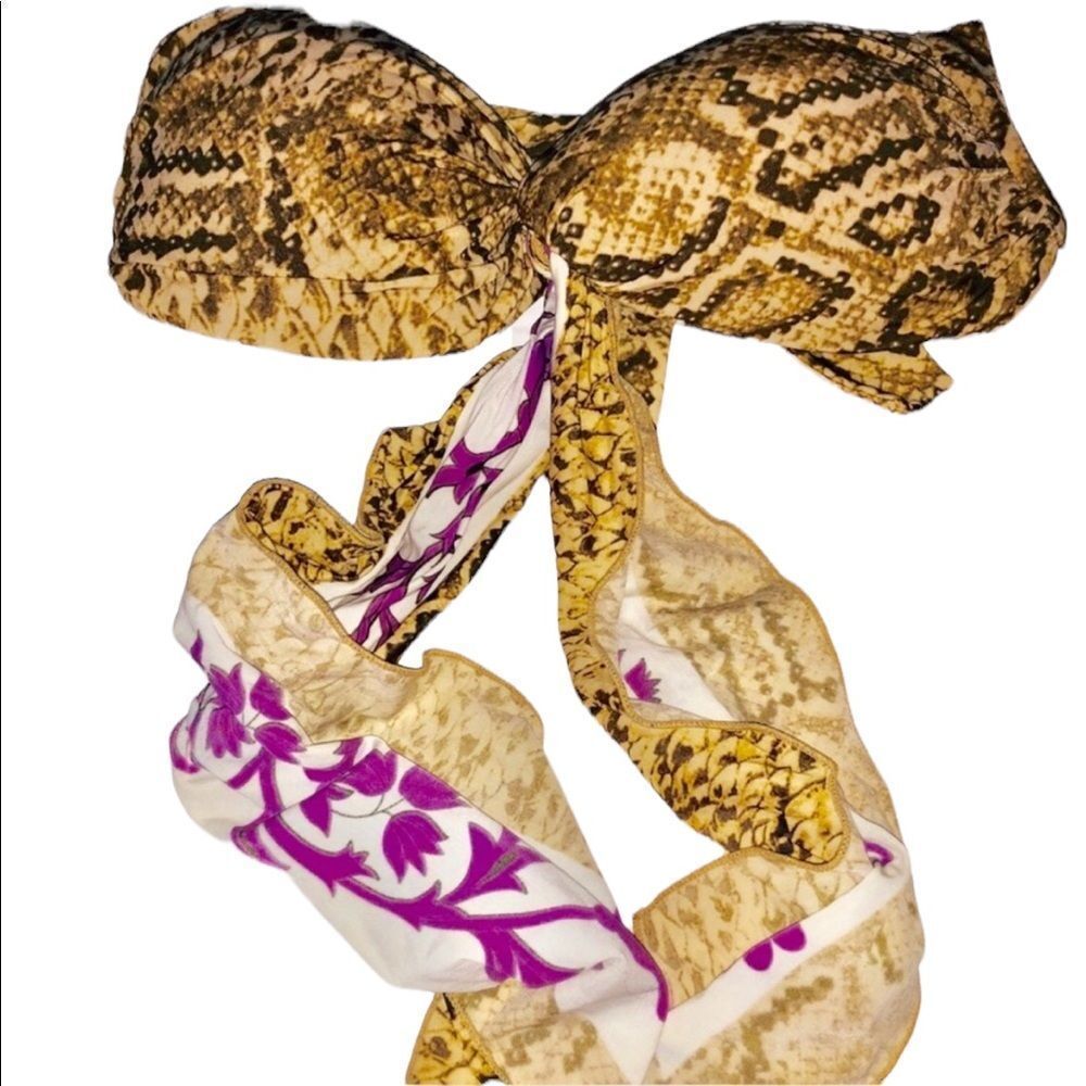 Cia.Maritima Bandeau Bikini Top with‎ Tie